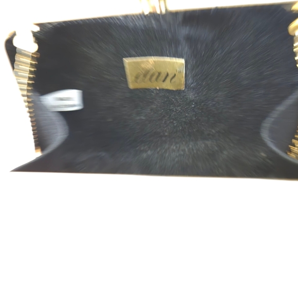 Elan Hard Shell Gold Quilted Crossbody Bag Mini Vintage - Picture 6 of 10